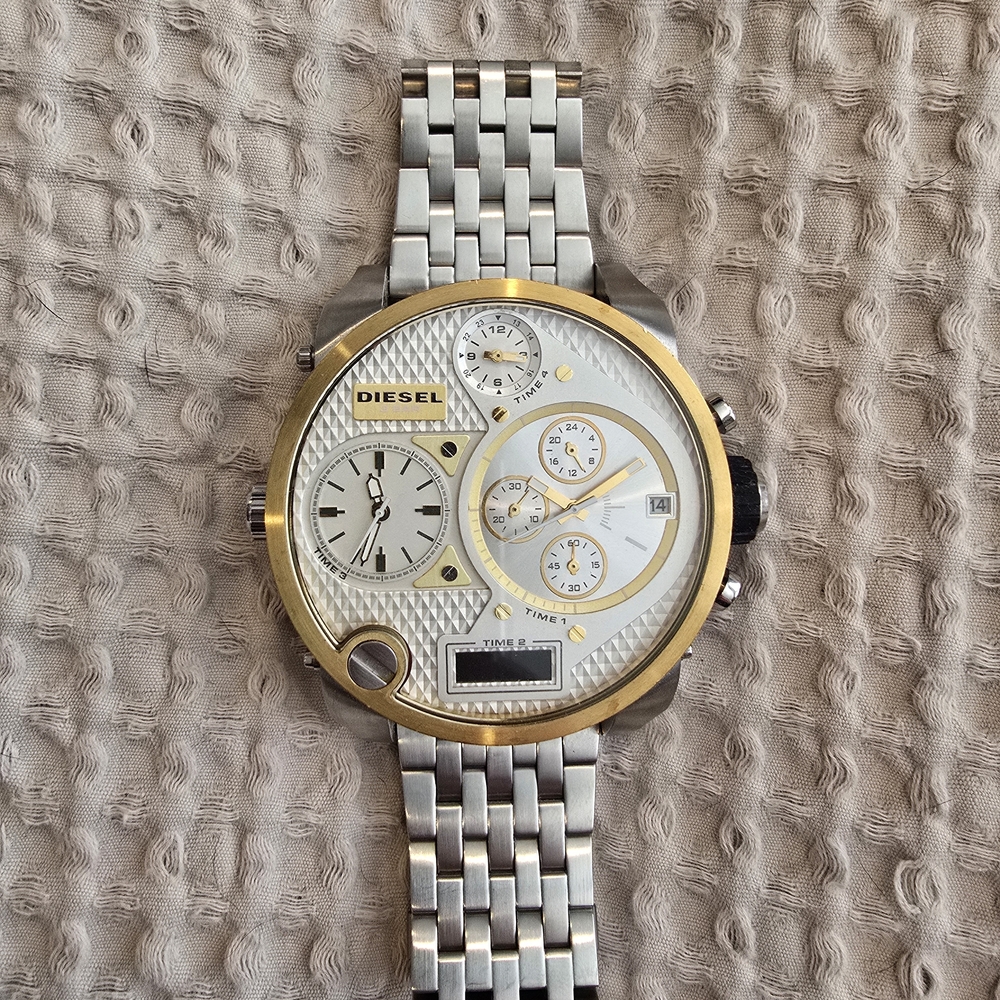 Diesel Two-Tone Multi-Dial Watch